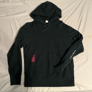 Dark Green Uniqlo Joker Hoodie with Front Pocket